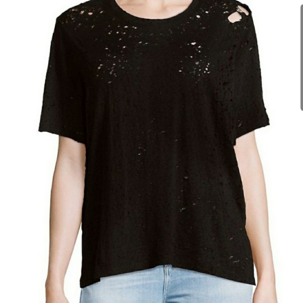 IRO Paris Grayle Distressed Tee